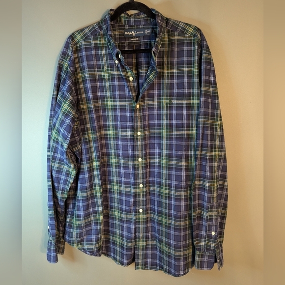 Ralph Lauren Other - Ralph Lauren classic fit men 's XXL plaid button-up long sleeve shirt